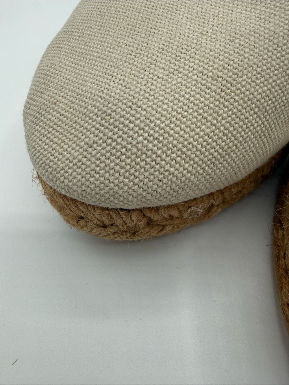 Viscata Barcelona Estartit Canvas Espadrille Wedges Beige Ankle Strap Jute Heel - Picture 9 of 16